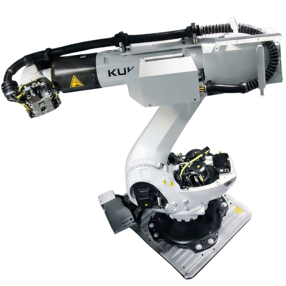 KUKA industrial robot arm for automated part handling