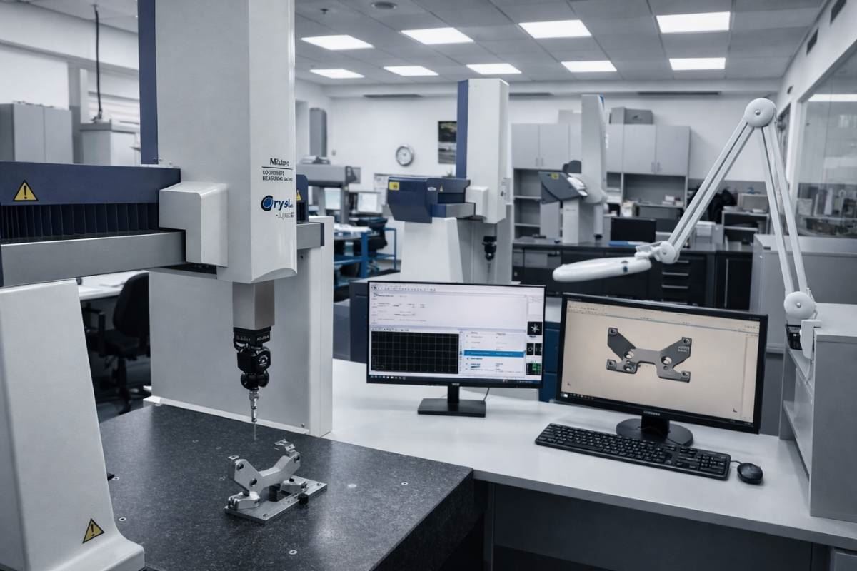 Coordinate measuring machine and inspection workstation in lab